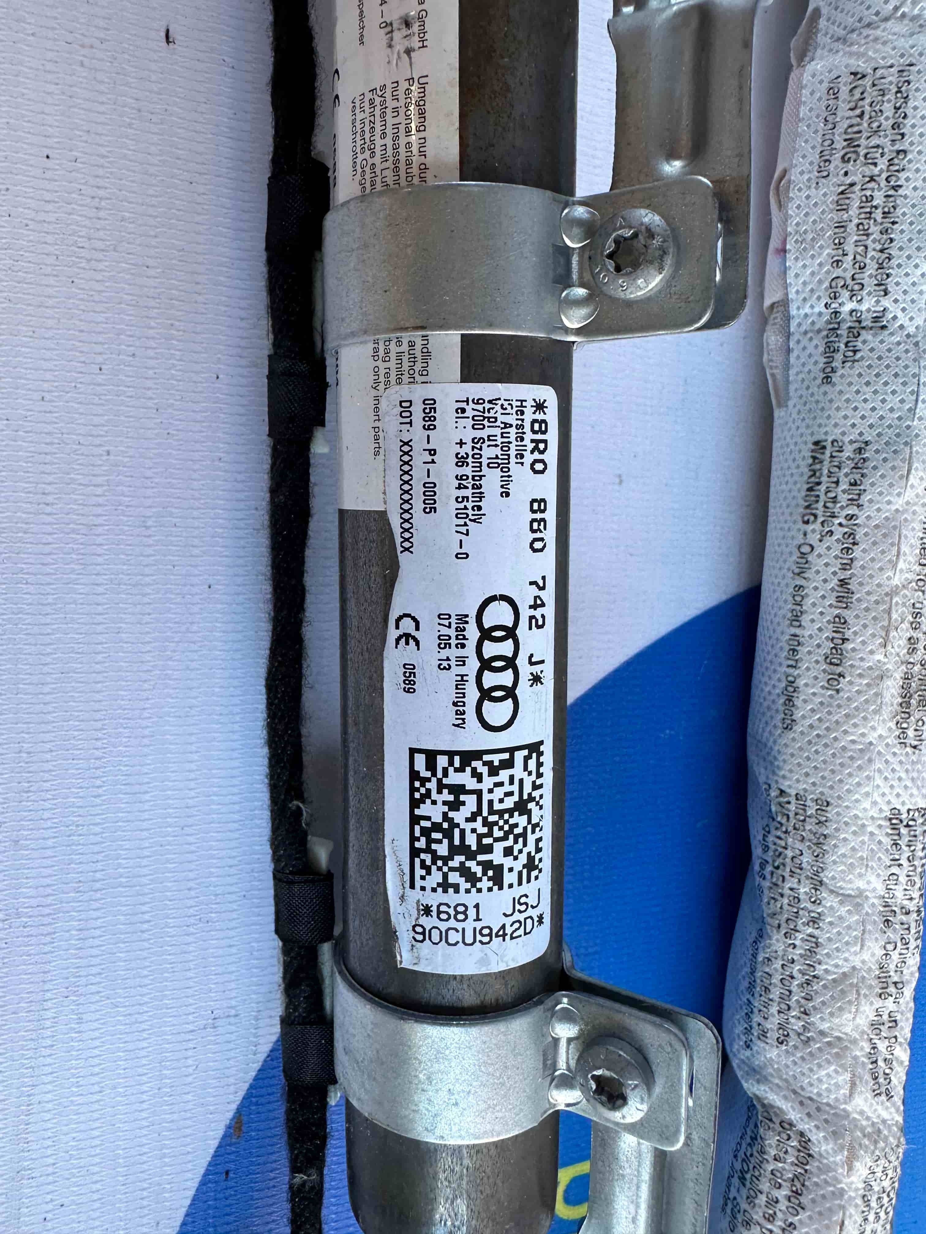 8R0880742J AUDI Q5 8R AIRBAG Подушка безпеки фото 1