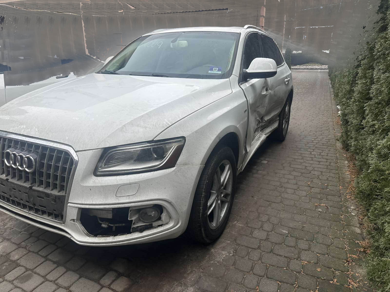 Разборка Audi Q5 8r цвет ly9c мотор 3.0 tfsi 15 год USA фотография 2